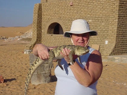 Egypt_Lake Nasser_Crocodile Watching
